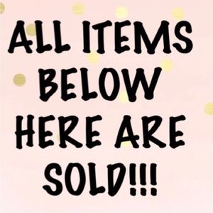 All the items below this point are sold or unavailable